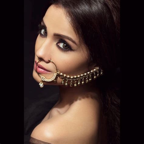 pin by ash on adaa khan girls with nose rings nose ring bridal nose ring