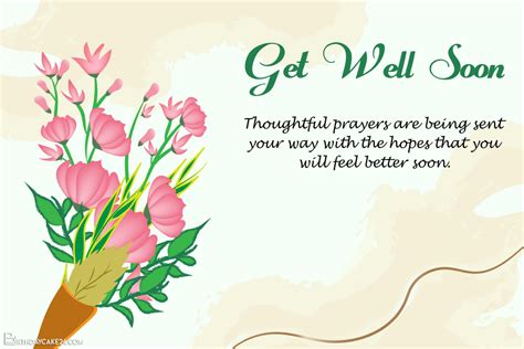Watercolor Feel Better Greeting Card Get Well Soon Card Painting Pe