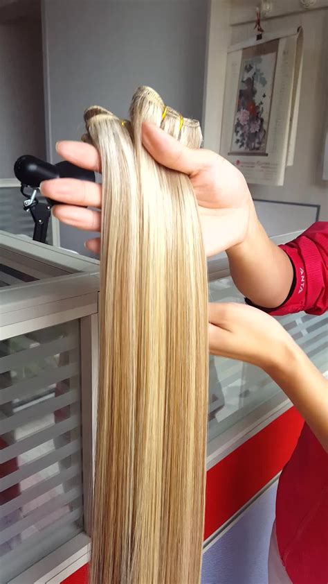 Paypal Acceptable Full Cuticles Hair 100g 120g 150g Blonde Double Drawn Remy Hair Extension