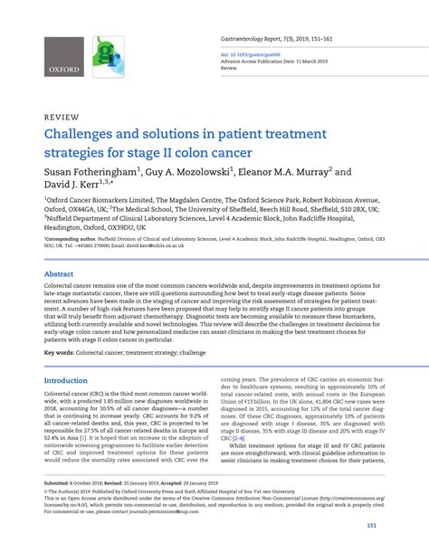 Pdf Challenges And Solutions In Patient Treatment Strategies For