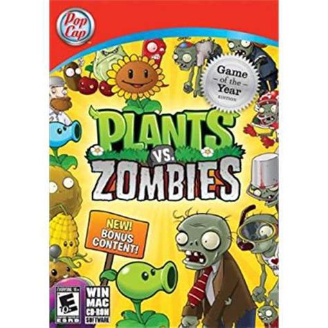 Plants Vs Zombies Game Of The Year Edition Pc Cd