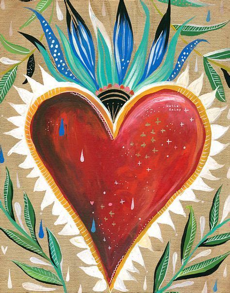 Sacred Heart Art Print Con Imágenes Arte Impresionista Pinturas De