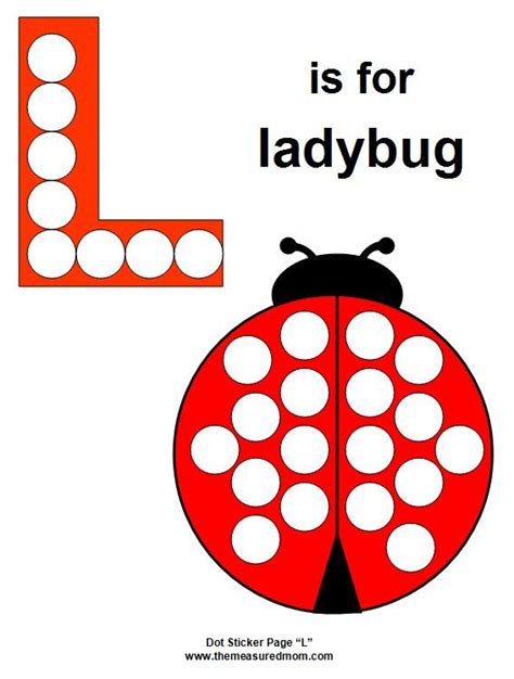 Ladybug Craft Learn The Letter L With A Free Printable