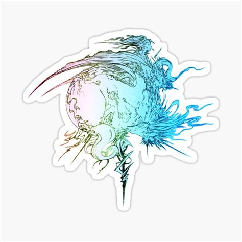 Final Fantasy ° Final Fantasy Xiii Rainbow Logo Sticker For Sale By