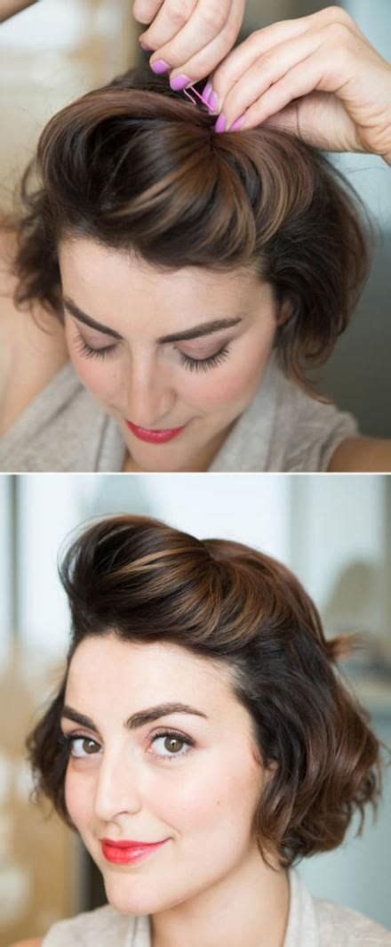 Hair Styles With Bangs Pulled Back Simple 25 Ideas For 2019 Peinados Cabello Corto Peinados