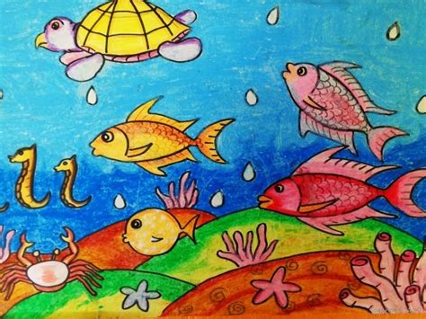 Jika kamu belum mengetahui tentang ikan ini maka kamu harus membaca artikel. Lukisan dari Crayon atau Pastel: lukisan dengan ...