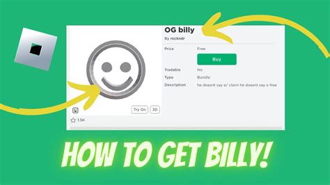 How To Get Billy On Roblox Bringbackbilly Youtube