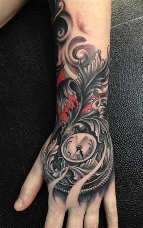 The back is a place which can be hidden at any time you want. Unique Hand Tattoo Designs For Men and Woman - Vogue