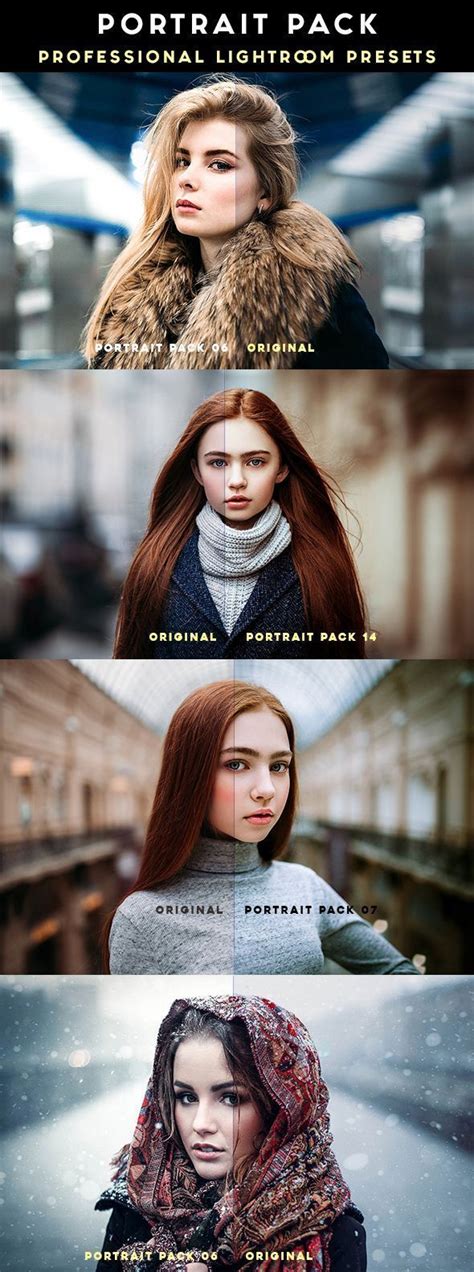 Our collection offers free lightroom presets for photography in. Portrait Pack 14 Professional Lightroom Presets ...