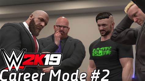 I Messed Up My Tryout Match Wwe 2k19 Career Mode Part 2 Youtube