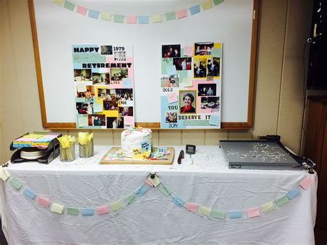 Jun 23, 2021 · a retirement party is a celebration of both a person and their career. Retirement party decorated with office supplies # ...