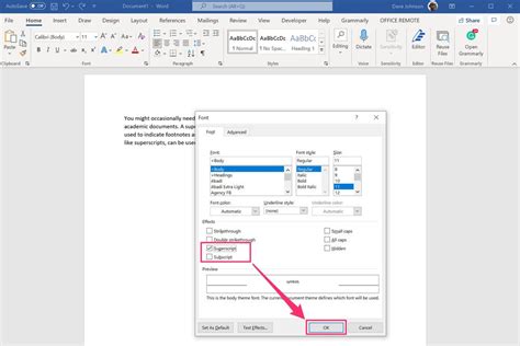 How To Use Subscript And Superscript In Word Researchkasap