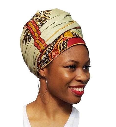 Scarves And Wraps Fashion Scarves Laurel Green Dashiki African Print Ankara Head Wrap Tie