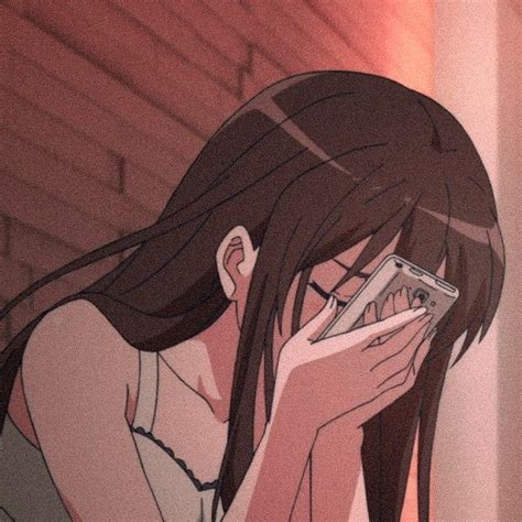 Sad Crying Anime Aesthetic Pfp For Discord IMAGESEE