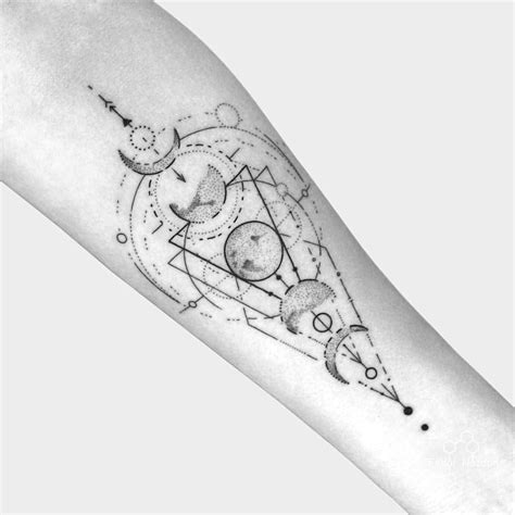 Tattoo Artist Fedor Nozdrin On Instagram Moon Phases New Moon The