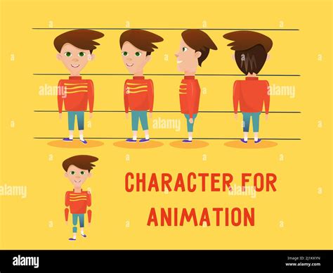 Blue Animation Stock Vector Images Alamy