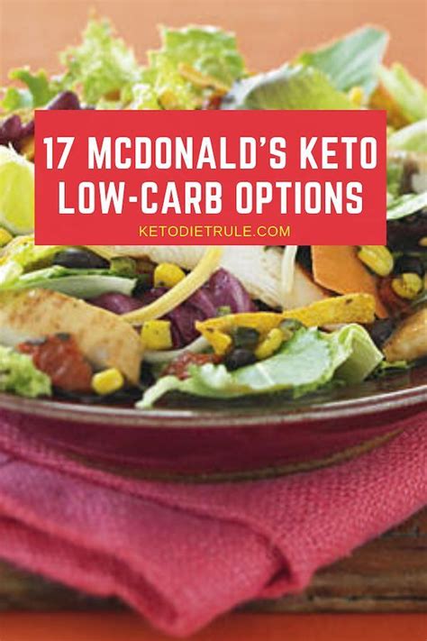 And don't forget to look here for a convenient low carb shopping list. Keto McDonald's Fast Food Menu: 17 Best Low-Carb Options ...