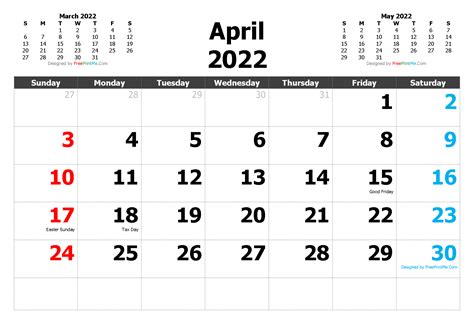 Universal Anime Best Calendar April 2022 Calendar Template Print