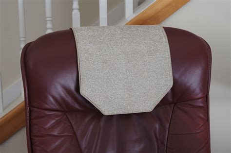 Recliner Chair Headrest Cover Beige And Cream By Chairflair On Etsy