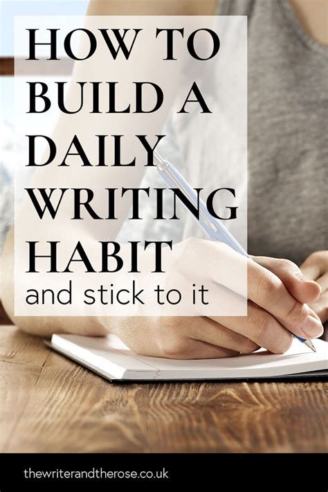 How To Build A Daily Writing Habit And Stick To It Artofit
