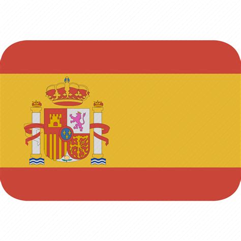 Spain, round, rectangle icon - Download on Iconfinder