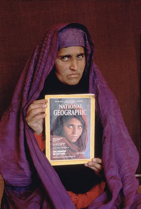 This Girls Name Is Sharbat Gula It Was Photographed For The First