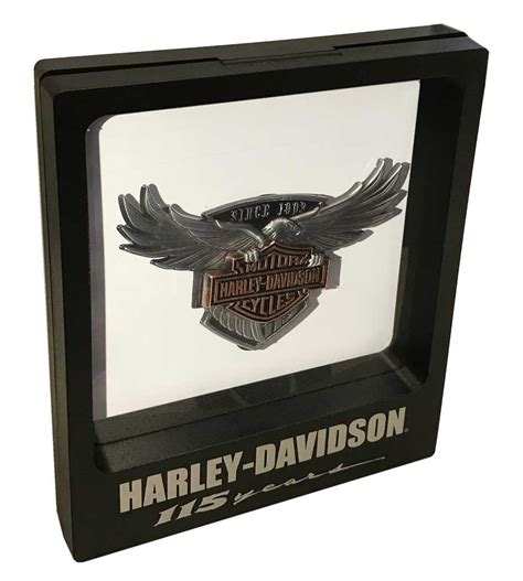 Harley Davidson 115th Anniversary Limited Collector Pin W Display