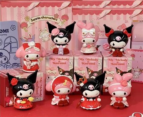 Miniso Sanrio My Melody And Kuromi Rose And Earl Series Blind Box Nendo