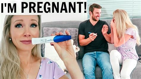 Finding Out Im Pregnant And Telling My Husband Youtube