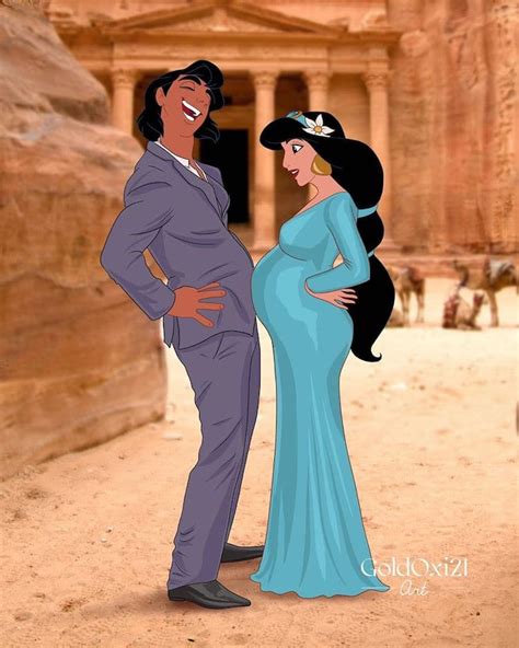 Illustrations Reimagine Disney Princesses As Pregnant Women