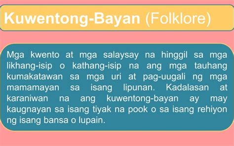 Kuwentong Bayan Filipino 7