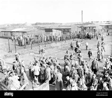 world war ii prisoner of war camp pow germany april 1945 history historical historic russians