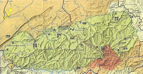 Topographic Map Of East Tennessee