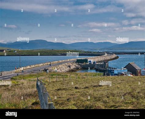 The Road Causeway Fixed Link Connecting The Islands Of North Uist And