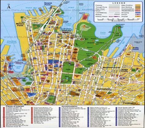 Street Map Of Sydney Australia Calendar 2024