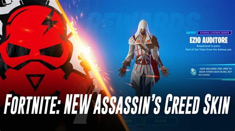 New Fortnite Assassins Creed Skin In Fortnite Battle Royale Youtube