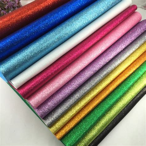 Glitter Felt Felt Fabric Glitter Non Woven Fabric Glittered Etsy