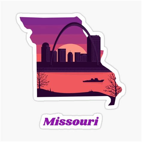 Missouri The Cave State Sticker For Sale By Redsstickershop Redbubble