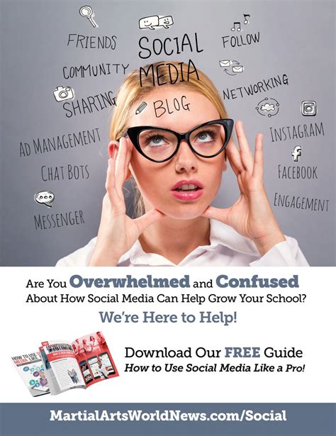 are you overwhelmed and confused about how social media can help grow your school martial