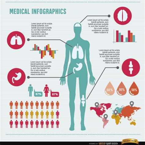 Free Womens Health Infographics Vector Pack Freevectors