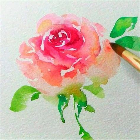 Patience and control and fluidity of the water, is what you need to paint a work like this. Pin by Khaleela Howell on decor | Simple watercolor flowers