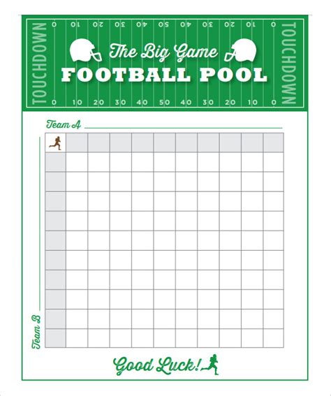 These are based mainly on early betting market data, and we expect to make an update closer to the start of the season based on our own analysis and predictive models, probably around august 20th. The Best printable football pool sheet | Pierce Blog