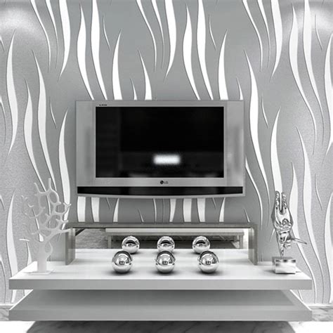 Buy Cheap Modern Solid Curve Pattern Wallpaper 3d Mural Wall Decals