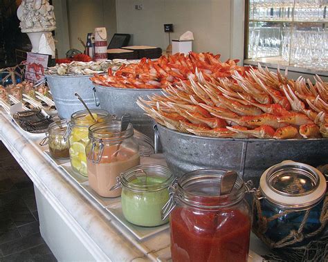 Check out the photos and the free printables below. The ever-changing Raw Bar; featuring oysters from both ...
