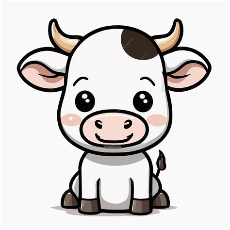 Premium Vector Cute Cow Clipart
