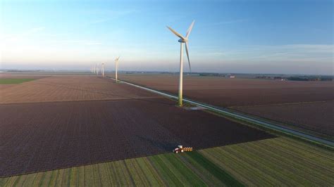 Windpark SVDW bestaat uit zeven windturbines van het merk Enercon