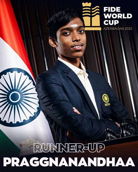 Indias Praggnanandhaa Finishes 2nd In Chess World Cup 2023