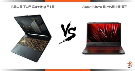 Compare ASUS TUF Gaming F Vs Acer Nitro AN Specs And Malaysia Price Laptop Features