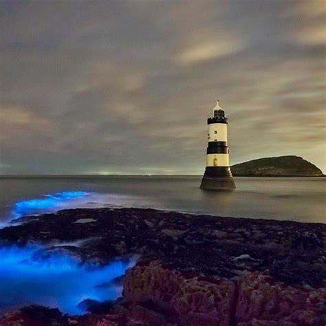Trwyn Du Lighthouse In Anglesey Off The North West Coast O