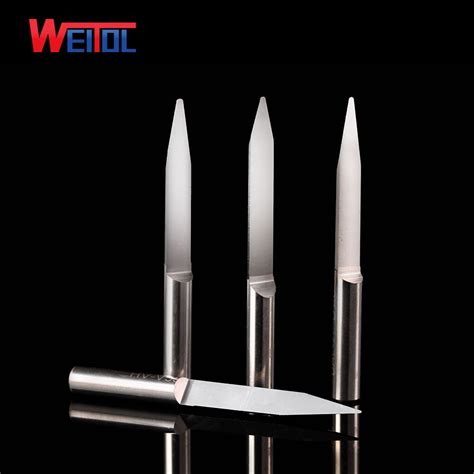 Weitol N 5 Pcslot 4mm V Shape Round Bottom Carbide Pcb Engraving Bits